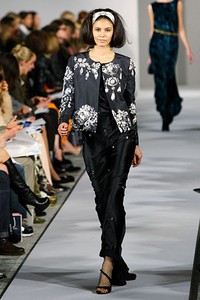 Oscar De La Renta, Fall/Winter 2012. New York Fashion Week 2012. [Photo by Neilson Barnard/Getty Images]