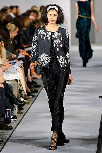 Oscar De La Renta, Fall/Winter 2012. New York Fashion Week 2012. [Photo by Neilson Barnard/Getty Images]