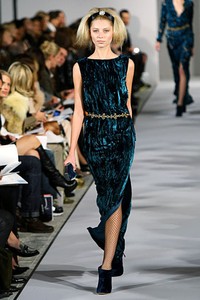 Oscar De La Renta, Fall/Winter 2012. New York Fashion Week 2012. [Photo by Neilson Barnard/Getty Images]