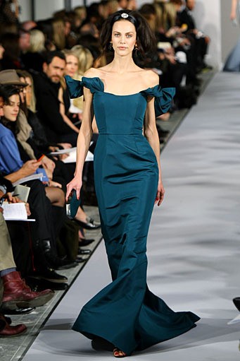 Oscar De La Renta, Fall/Winter 2012. New York Fashion Week 2012. [Photo by Neilson Barnard/Getty Images]