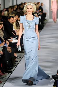 Oscar De La Renta, Fall/Winter 2012. New York Fashion Week 2012. [Photo by Neilson Barnard/Getty Images]