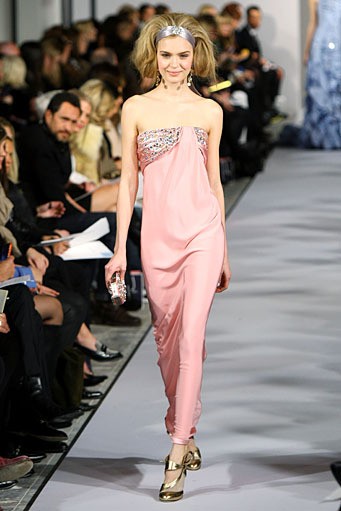 Oscar De La Renta, Fall/Winter 2012. New York Fashion Week 2012. [Photo by Neilson Barnard/Getty Images]