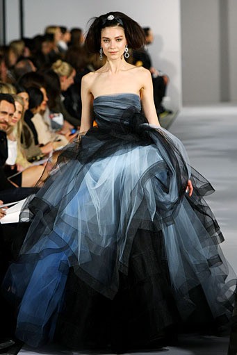Oscar De La Renta, Fall/Winter 2012. New York Fashion Week 2012. [Photo by Neilson Barnard/Getty Images]
