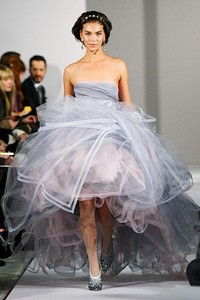 Oscar De La Renta, Fall/Winter 2012. New York Fashion Week 2012. [Photo by Neilson Barnard/Getty Images]