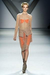 Vera Wang, Fall/Winter 2012. New York Fashion Week 2012. [Photo by Frazer Harrison/Getty Images for Mercedes-Benz Fashion Week]