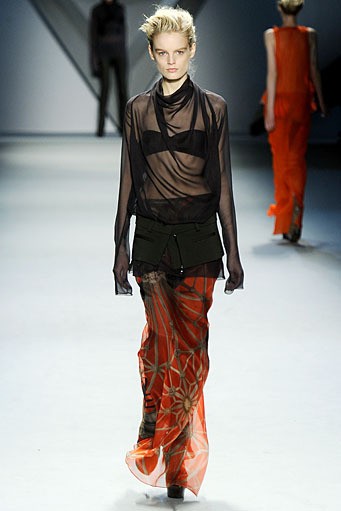 Vera Wang, Fall/Winter 2012. New York Fashion Week 2012. [Photo by Frazer Harrison/Getty Images for Mercedes-Benz Fashion Week]