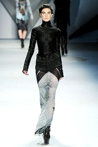 Vera Wang, Fall/Winter 2012. New York Fashion Week 2012. [Photo by Frazer Harrison/Getty Images for Mercedes-Benz Fashion Week]