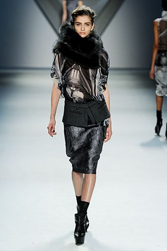 Vera Wang, Fall/Winter 2012. New York Fashion Week 2012. [Photo by Frazer Harrison/Getty Images for Mercedes-Benz Fashion Week]