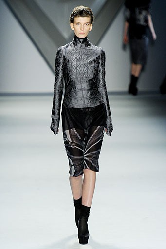 Vera Wang, Fall/Winter 2012. New York Fashion Week 2012. [Photo by Frazer Harrison/Getty Images for Mercedes-Benz Fashion Week]