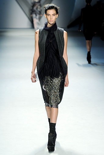 Vera Wang, Fall/Winter 2012. New York Fashion Week 2012. [Photo by Frazer Harrison/Getty Images for Mercedes-Benz Fashion Week]