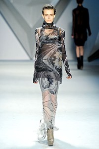 Vera Wang, Fall/Winter 2012. New York Fashion Week 2012. [Photo by Frazer Harrison/Getty Images for Mercedes-Benz Fashion Week]