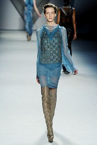 Vera Wang, Fall/Winter 2012. New York Fashion Week 2012. [Photo by Frazer Harrison/Getty Images for Mercedes-Benz Fashion Week]