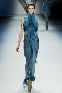 Vera Wang, Fall/Winter 2012. New York Fashion Week 2012. [Photo by Frazer Harrison/Getty Images for Mercedes-Benz Fashion Week]