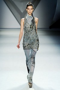 Vera Wang, Fall/Winter 2012. New York Fashion Week 2012. [Photo by Frazer Harrison/Getty Images for Mercedes-Benz Fashion Week]