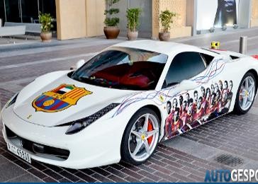 Ferrari 458 Italia Milik Penggemar Klub Barcelona