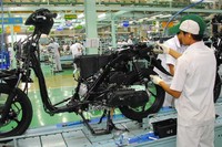 Fasilitas perakitan sepeda motor ini diharapkan beroperasi pada akhir semester kedua 2013.(dok.Honda)