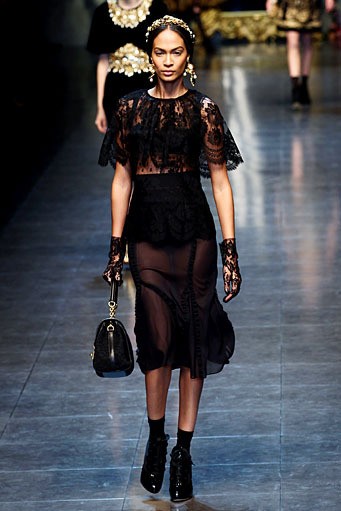 Dolce & Gabbana, Fall/Winter 2012. Milan Fashion Week 2012. [Photo by Vittorio Zunino Celotto/Getty Images]