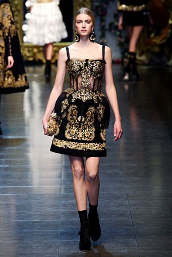 Dolce & Gabbana, Fall/Winter 2012. Milan Fashion Week 2012. [Photo by Vittorio Zunino Celotto/Getty Images]