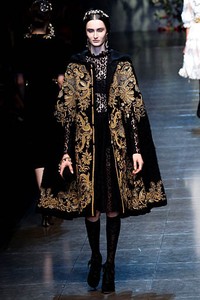 Dolce & Gabbana, Fall/Winter 2012. Milan Fashion Week 2012. [Photo by Vittorio Zunino Celotto/Getty Images]