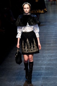 Dolce & Gabbana, Fall/Winter 2012. Milan Fashion Week 2012. [Photo by Vittorio Zunino Celotto/Getty Images]