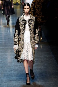 Dolce & Gabbana, Fall/Winter 2012. Milan Fashion Week 2012. [Photo by Vittorio Zunino Celotto/Getty Images]