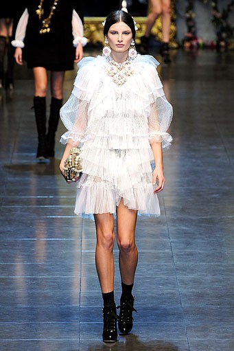 Dolce & Gabbana, Fall/Winter 2012. Milan Fashion Week 2012. [Photo by Vittorio Zunino Celotto/Getty Images]