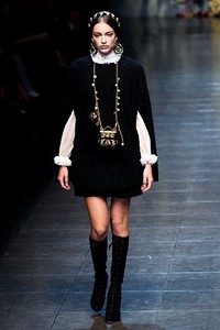 Dolce & Gabbana, Fall/Winter 2012. Milan Fashion Week 2012. [Photo by Vittorio Zunino Celotto/Getty Images]