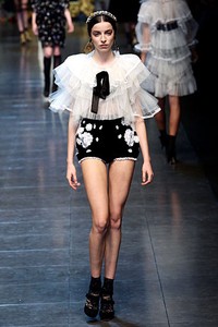 Dolce & Gabbana, Fall/Winter 2012. Milan Fashion Week 2012. [Photo by Vittorio Zunino Celotto/Getty Images]