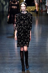 Dolce & Gabbana, Fall/Winter 2012. Milan Fashion Week 2012. [Photo by Vittorio Zunino Celotto/Getty Images]