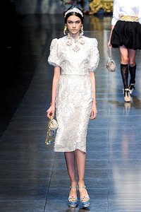 Dolce & Gabbana, Fall/Winter 2012. Milan Fashion Week 2012. [Photo by Vittorio Zunino Celotto/Getty Images]