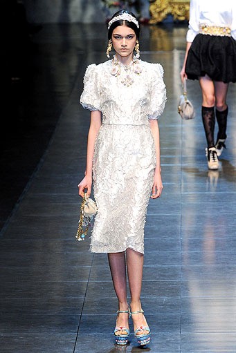 Dolce & Gabbana, Fall/Winter 2012. Milan Fashion Week 2012. [Photo by Vittorio Zunino Celotto/Getty Images]