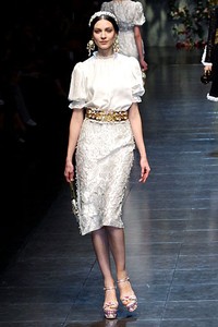 Dolce & Gabbana, Fall/Winter 2012. Milan Fashion Week 2012. [Photo by Vittorio Zunino Celotto/Getty Images]