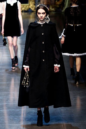 Dolce & Gabbana, Fall/Winter 2012. Milan Fashion Week 2012. [Photo by Vittorio Zunino Celotto/Getty Images]