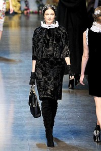 Dolce & Gabbana, Fall/Winter 2012. Milan Fashion Week 2012. [Photo by Vittorio Zunino Celotto/Getty Images]