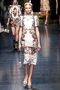 Dolce & Gabbana, Fall/Winter 2012. Milan Fashion Week 2012. [Photo by Vittorio Zunino Celotto/Getty Images]