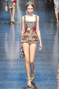 Dolce & Gabbana, Fall/Winter 2012. Milan Fashion Week 2012. [Photo by Vittorio Zunino Celotto/Getty Images]
