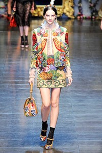 Dolce & Gabbana, Fall/Winter 2012. Milan Fashion Week 2012. [Photo by Vittorio Zunino Celotto/Getty Images]