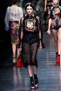 Dolce & Gabbana, Fall/Winter 2012. Milan Fashion Week 2012. [Photo by Vittorio Zunino Celotto/Getty Images]