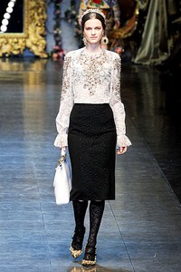 Dolce & Gabbana, Fall/Winter 2012. Milan Fashion Week 2012. [Photo by Vittorio Zunino Celotto/Getty Images]