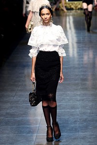 Dolce & Gabbana, Fall/Winter 2012. Milan Fashion Week 2012. [Photo by Vittorio Zunino Celotto/Getty Images]