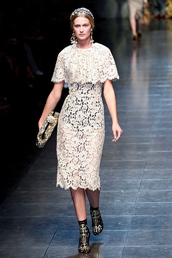 Dolce & Gabbana, Fall/Winter 2012. Milan Fashion Week 2012. [Photo by Vittorio Zunino Celotto/Getty Images]