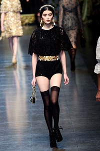 Dolce & Gabbana, Fall/Winter 2012. Milan Fashion Week 2012. [Photo by Vittorio Zunino Celotto/Getty Images]