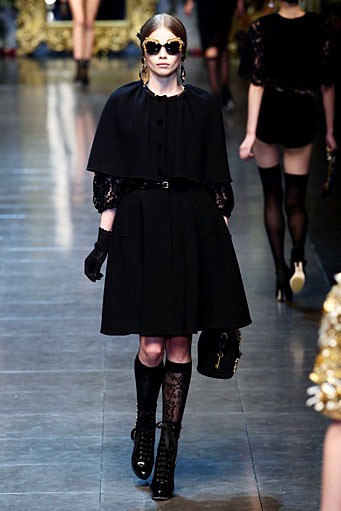 Dolce & Gabbana, Fall/Winter 2012. Milan Fashion Week 2012. [Photo by Vittorio Zunino Celotto/Getty Images]