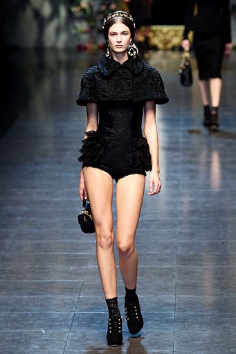 Dolce & Gabbana, Fall/Winter 2012. Milan Fashion Week 2012. [Photo by Vittorio Zunino Celotto/Getty Images]