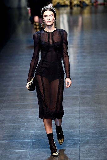 Dolce & Gabbana, Fall/Winter 2012. Milan Fashion Week 2012. [Photo by Vittorio Zunino Celotto/Getty Images]