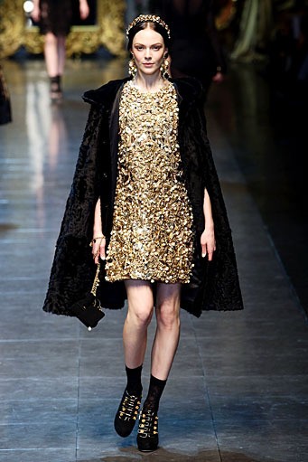 Dolce & Gabbana, Fall/Winter 2012. Milan Fashion Week 2012. [Photo by Vittorio Zunino Celotto/Getty Images]