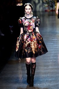 Dolce & Gabbana, Fall/Winter 2012. Milan Fashion Week 2012. [Photo by Vittorio Zunino Celotto/Getty Images]
