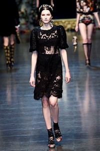 Dolce & Gabbana, Fall/Winter 2012. Milan Fashion Week 2012. [Photo by Vittorio Zunino Celotto/Getty Images]