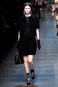 Dolce & Gabbana, Fall/Winter 2012. Milan Fashion Week 2012. [Photo by Vittorio Zunino Celotto/Getty Images]