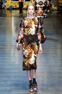 Dolce & Gabbana, Fall/Winter 2012. Milan Fashion Week 2012. [Photo by Vittorio Zunino Celotto/Getty Images]
